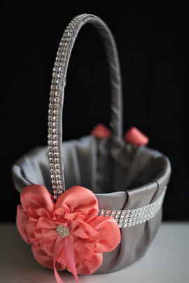 Coral Gray Basket