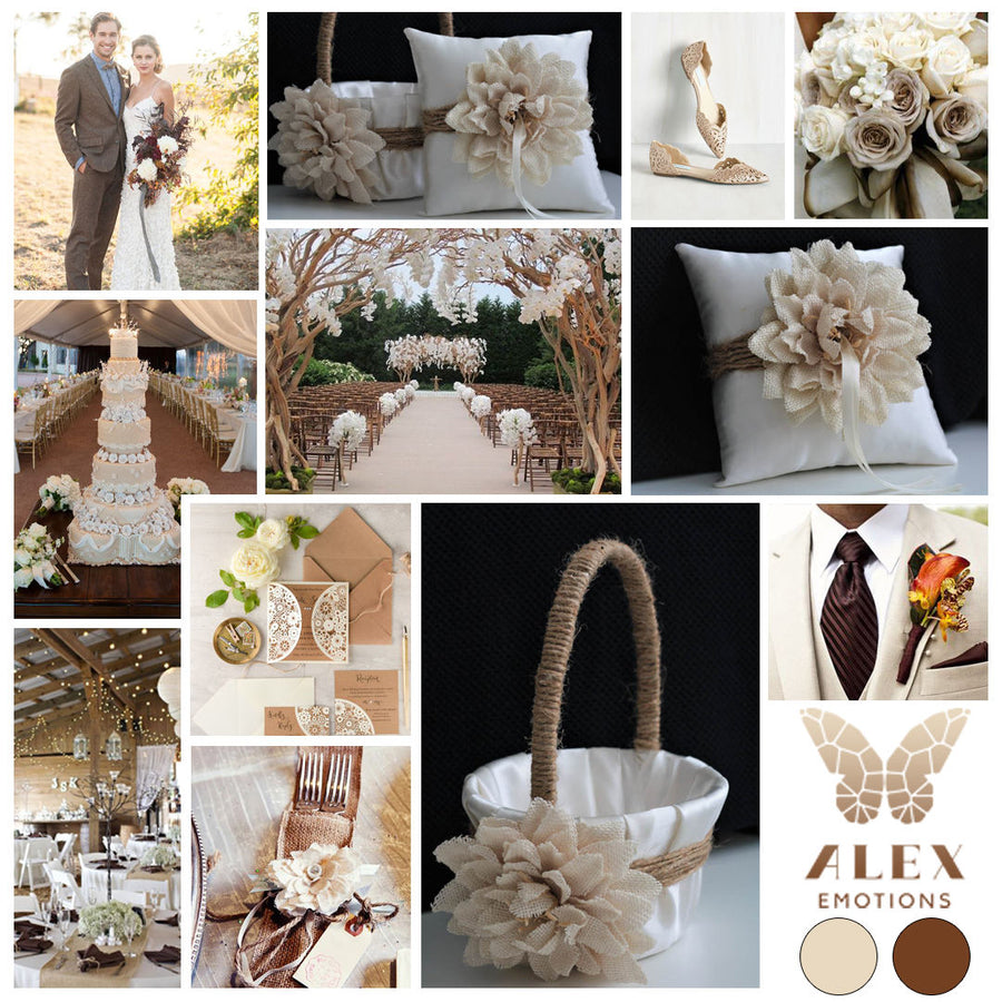 Rustic Unity Candle Set, Rustic Wedding Candles, Burlap Unity Candles ...