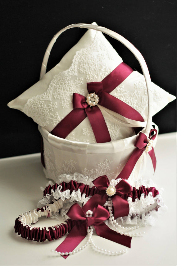 Wine Garter Set, Burgundy Garters, Red Wedding Garter, Red Garter Belt Alex Emotions Wine Garter Set, Burgundy Garters, Red Wedding Garter, Red Garter Belt Alex Emotions
