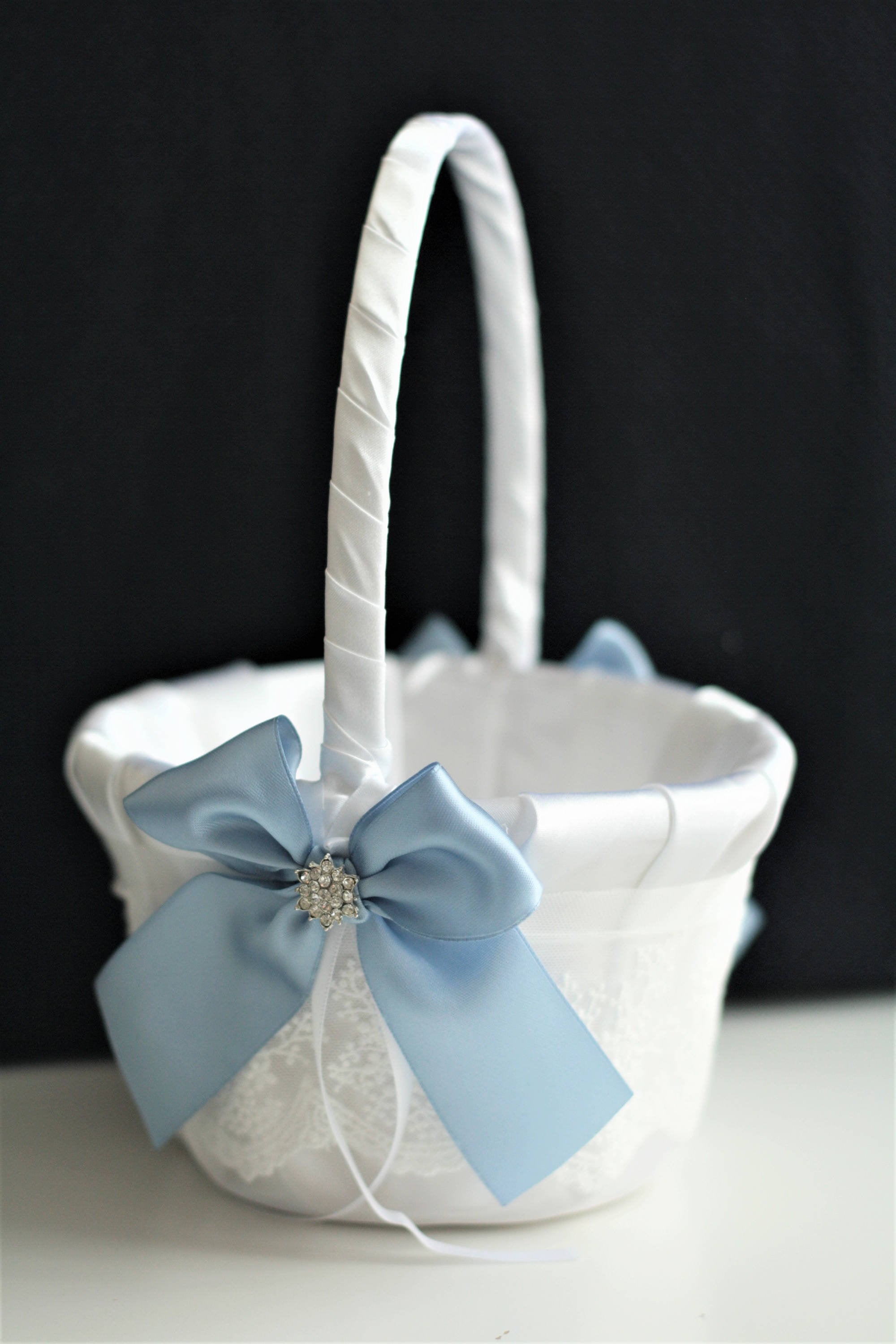 Flower girl sales basket and petals
