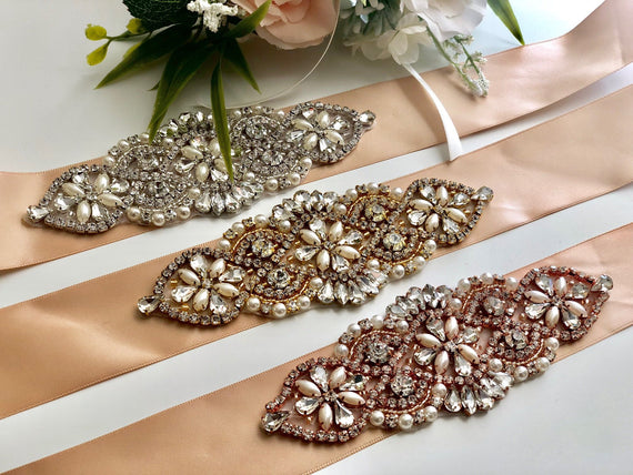 Champagne Wedding Belt, Tan Bridal Belt, Wedding Bridal Sash Champagne Wedding Belt, Tan Bridal Belt, Wedding Bridal Sash