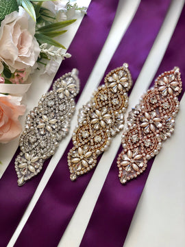 Purple Bridal Belt, Purple Wedding Belt, Rhinestone Bridal Belt, Bridesmaid Belt, Gold Bridal Sash, Bridal Sash Belt, Rose Gold Belt Wedding
