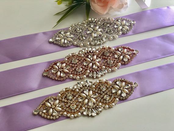 Lilac Bridal Belt, Violet Wedding Belt, Rhinestone Bridal Belts, Bridesmaid Belt, Bridal Accessories, Crystal Bridal Sash, Gold Belt Wedding Lilac Bridal Belt, Violet Wedding Belt, Rhinestone Bridal Belts, Bridesmaid Belt, Bridal Accessories, Crystal Bridal Sash, Gold Belt Wedding
