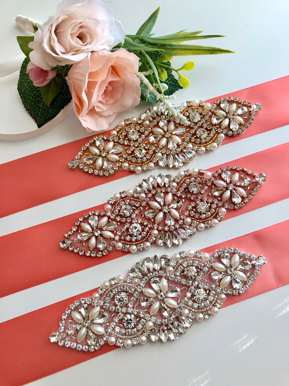 Coral Bridal Belt, Coral Wedding Belt, Rhinestone Bridal Belts, Bridesmaid Belt Coral Bridal Belt, Coral Wedding Belt, Rhinestone Bridal Belts, Bridesmaid Belt